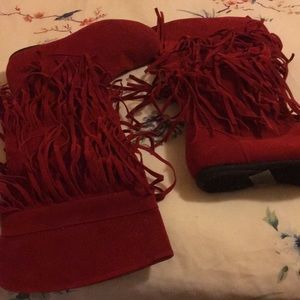 Red boots